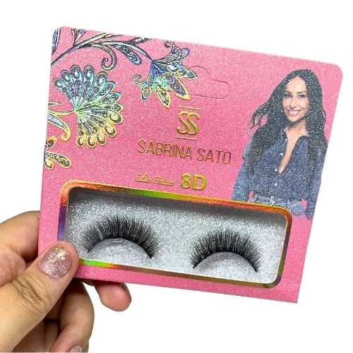 Cílios Postiços 8D F002 Sabrina Sato SP3137 - Box c/ 06 unid