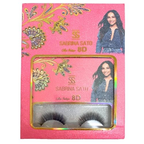 Cílios Postiços 8D F002 Sabrina Sato SP3137 - Box c/ 06 unid