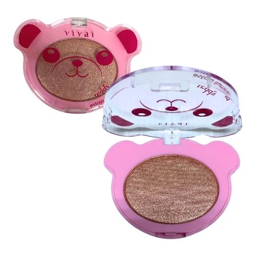Paleta de Iluminador Teddy Vivai 1115.1.1 - Kit c/ 04 unid