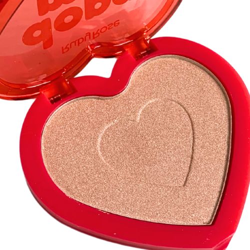 Iluminador Compacto Heart Radiance Dopa Mine Ruby Rose HB-F1603 - Kit c/ 04 unid