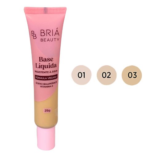 Base Líquida Box A Briá Beauty - Kit c/ 06 unid