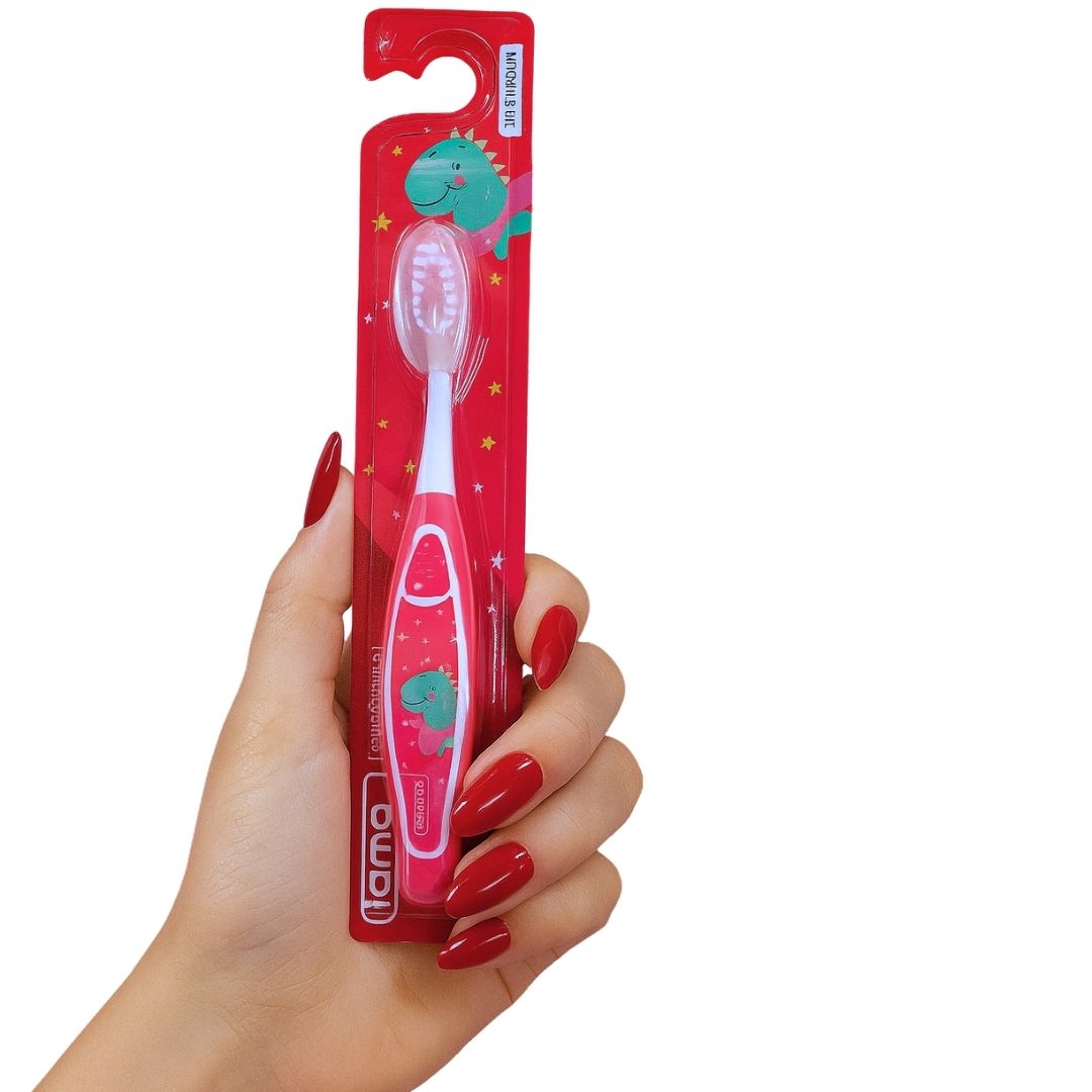 Escova Dental +3 anos Macia Dinossauro Iamo YS43370
