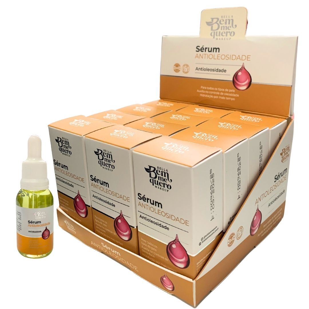 Sérum Facial Antioleosidade Bella Bem Me Quero - Box c/ 12 unid