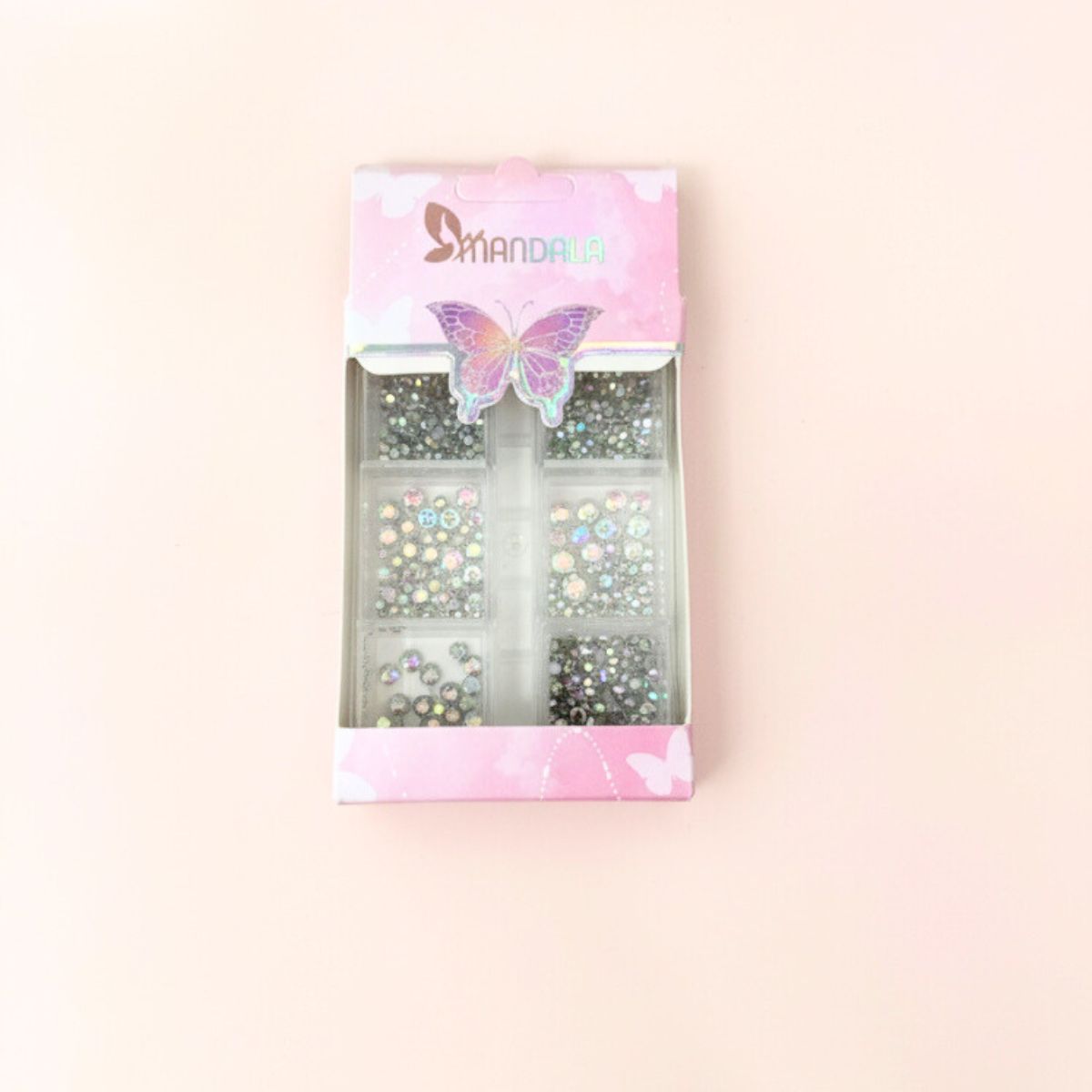 Strass de Decoração para Unhas Mandala MM5010 / MM5011 - Pcte c/ 12 unid