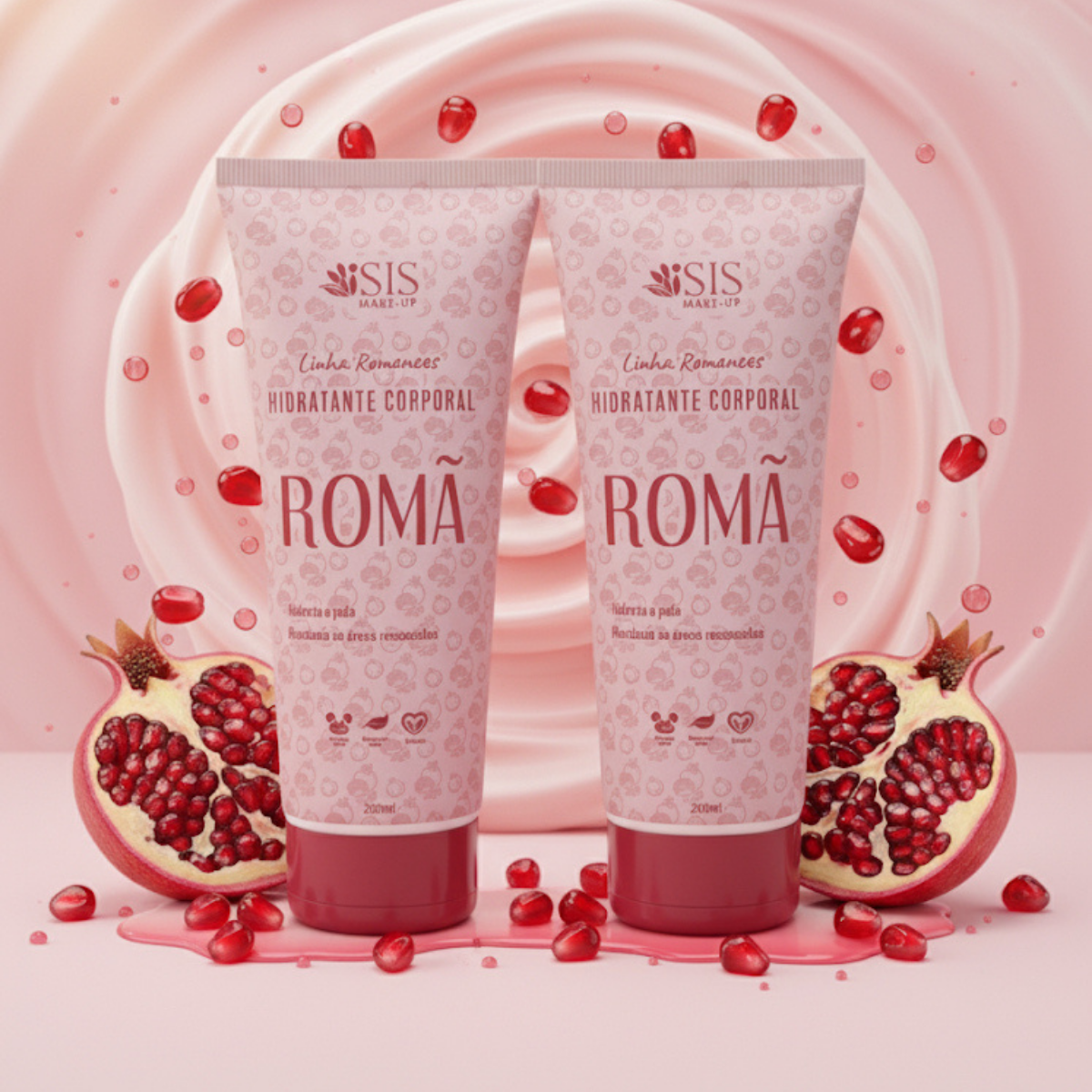 Hidratante Corporal Linha Romances Romã Isis Make-up IS1044