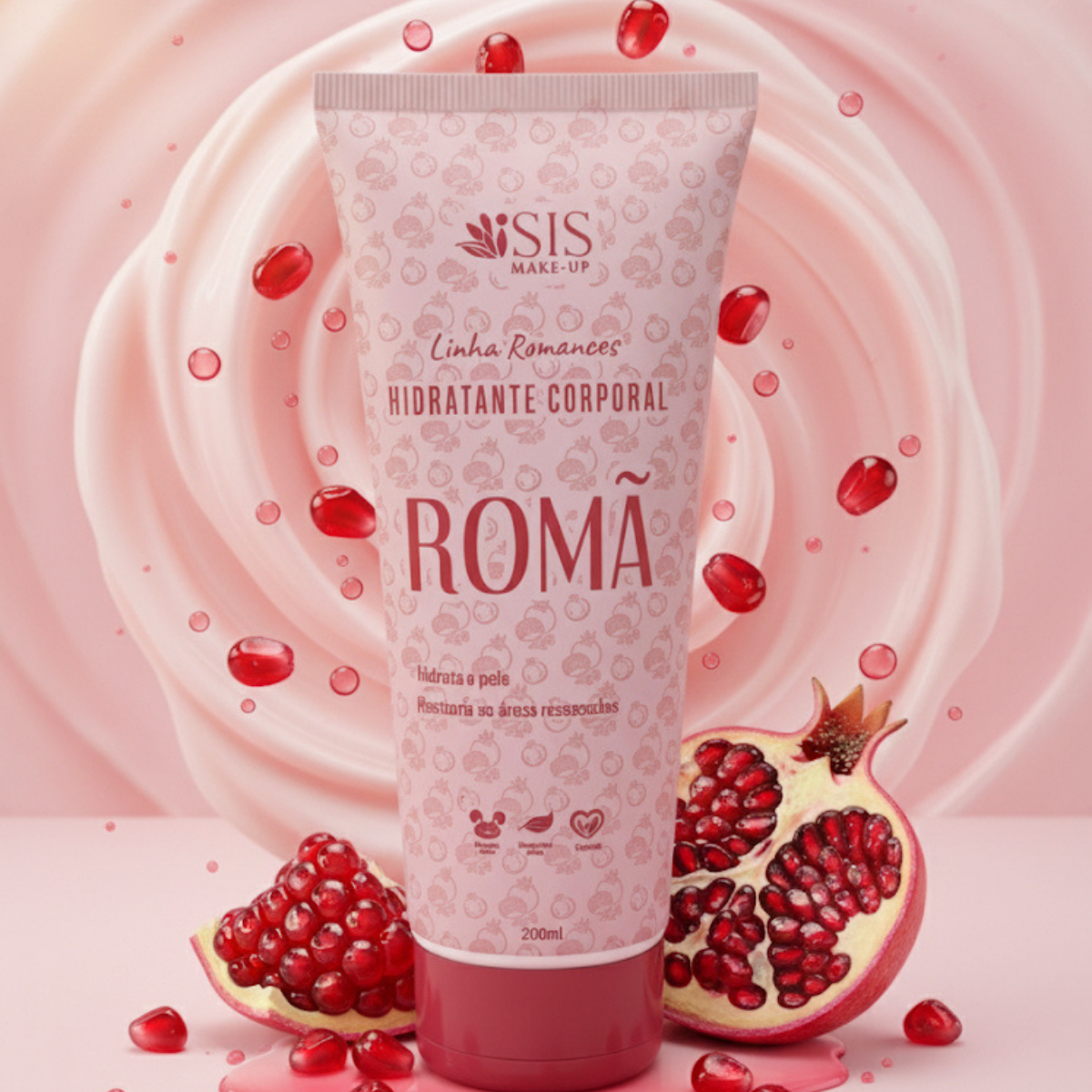 Hidratante Corporal Linha Romances Romã Isis Make-up IS1044