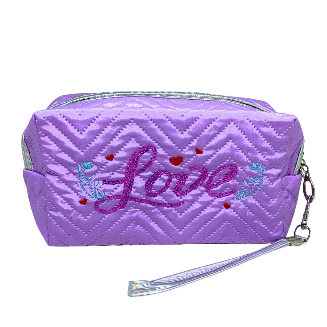 Necessaire Estampada Love - Kit c/ 06 unid