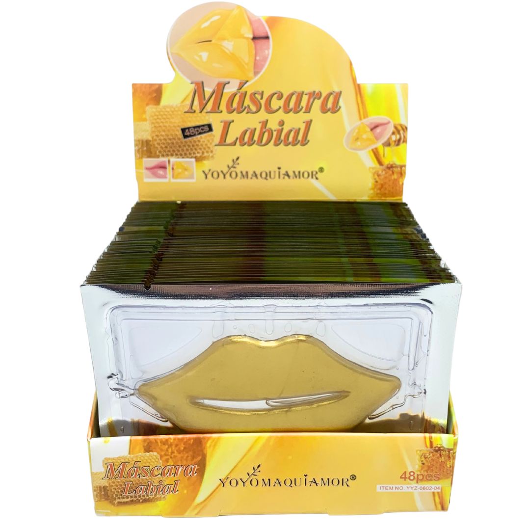 Máscara Labial Mel Yoyo Maquiamor YYZ-0602-04 - Box c/ 48 unid