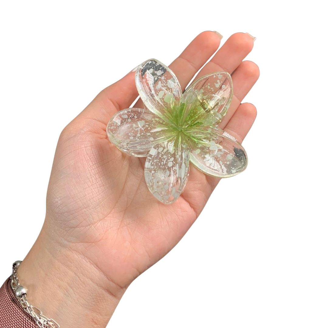 Presilha para Cabelo Flor Grande
