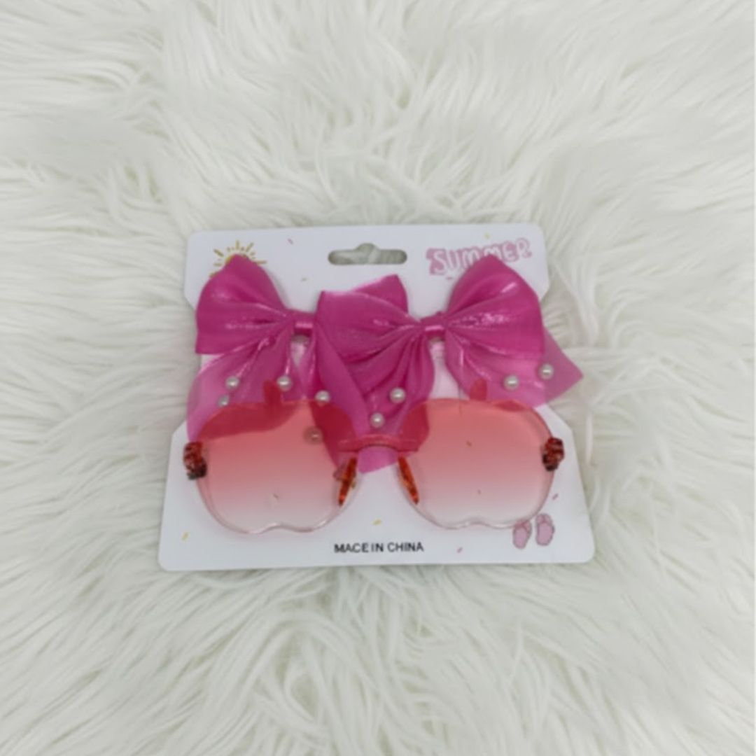 Kit Óculos + Laços Bico de Pato Infantil