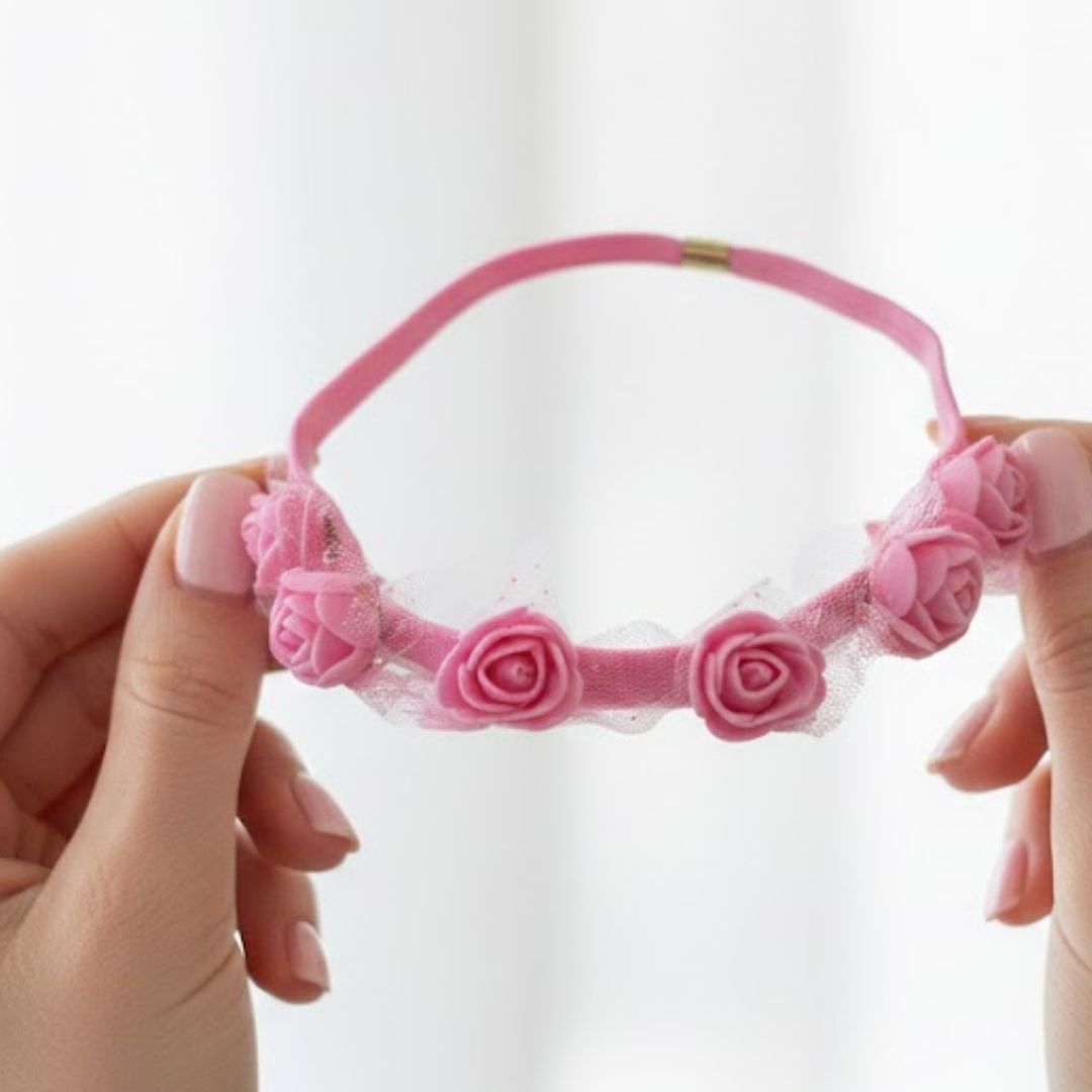 Faixa Flor para Cabelo - Box c/ 12 unid
