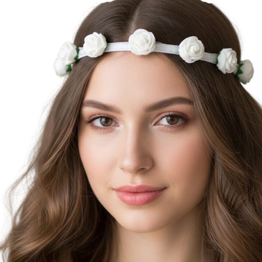 Faixa Flor para Cabelo - Box c/ 12 unid