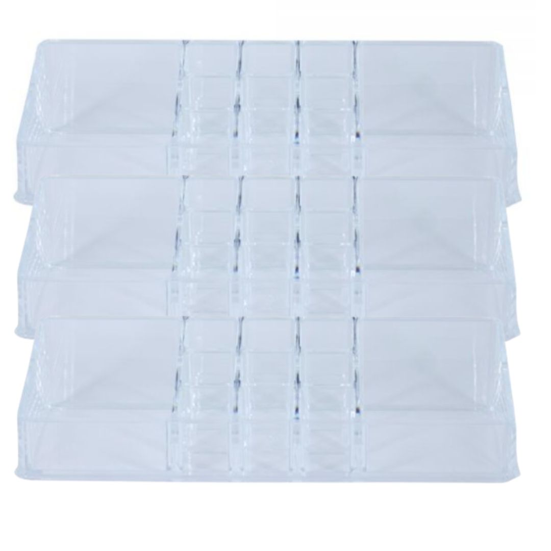 Organizador de Cosméticos Médio Iamo YS43082 - Kit c/ 03 unid