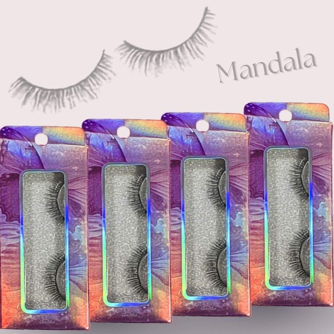 Cílios Postiços 6D F004 Mandala MM2003