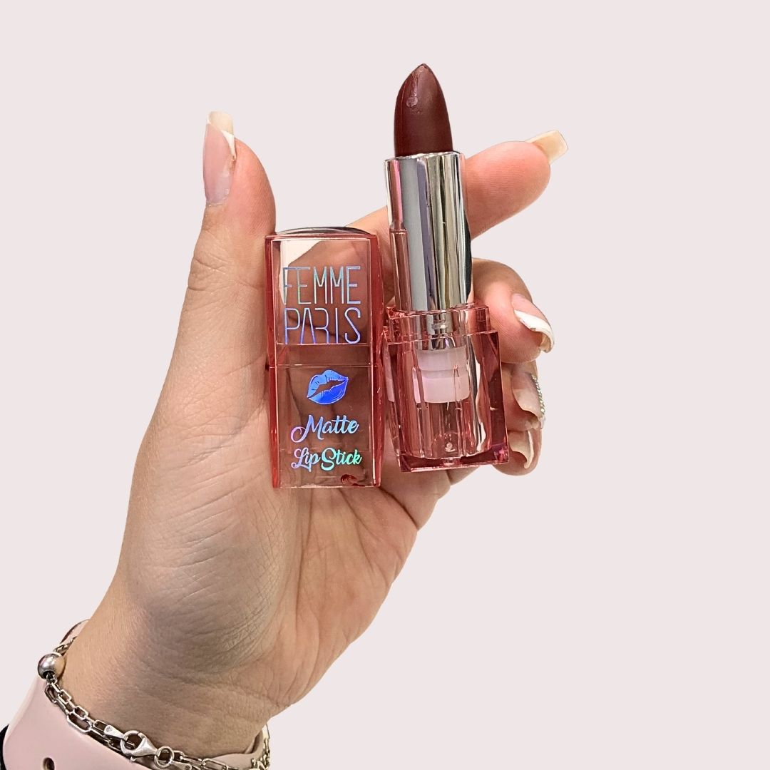 Batom Bastão Matte Lip Stick Femme Paris FR636 - Kit c/ 06 unid