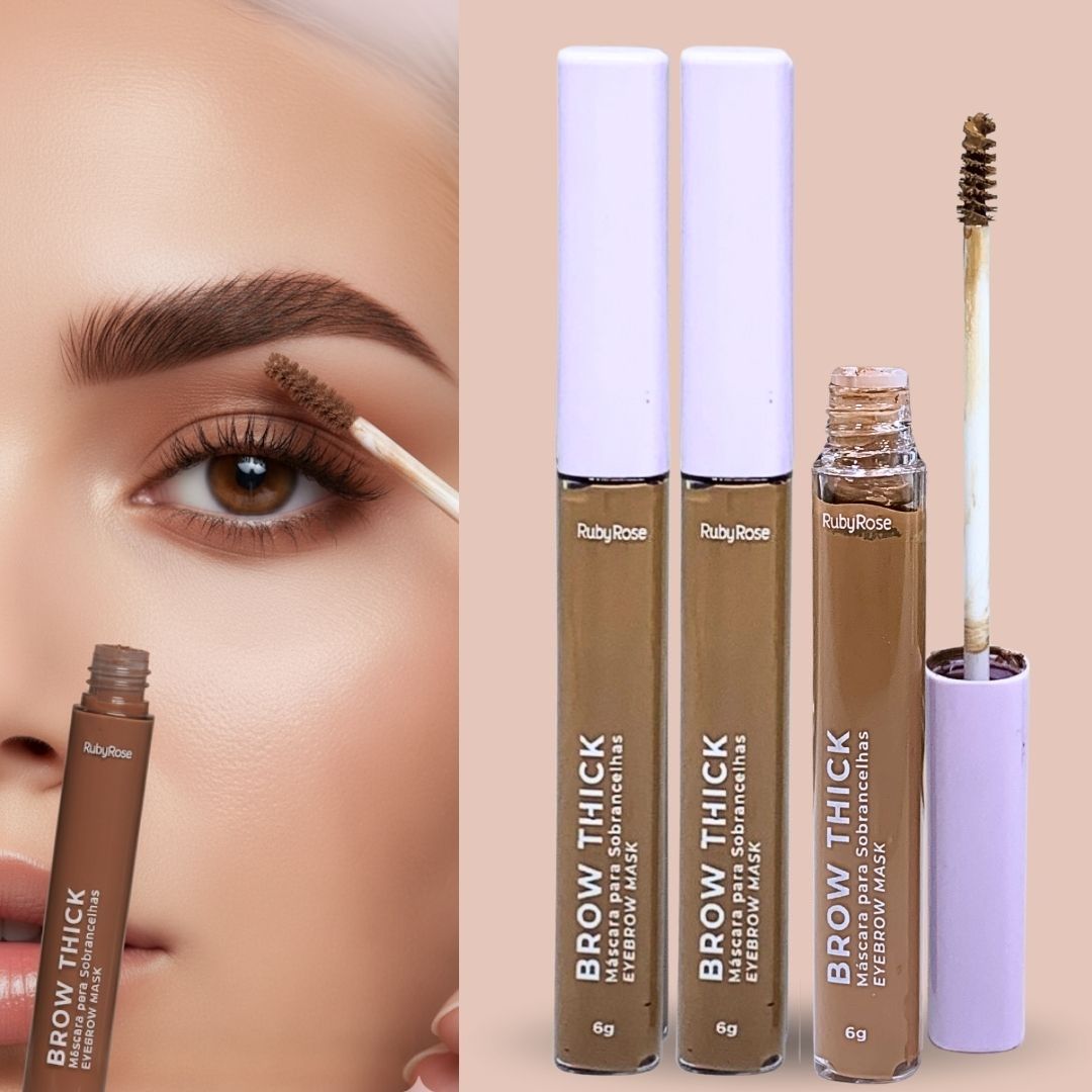 Máscara para Sobrancelhas Brow Thick Ruby Rose HB-F2800 Cor 01 Light