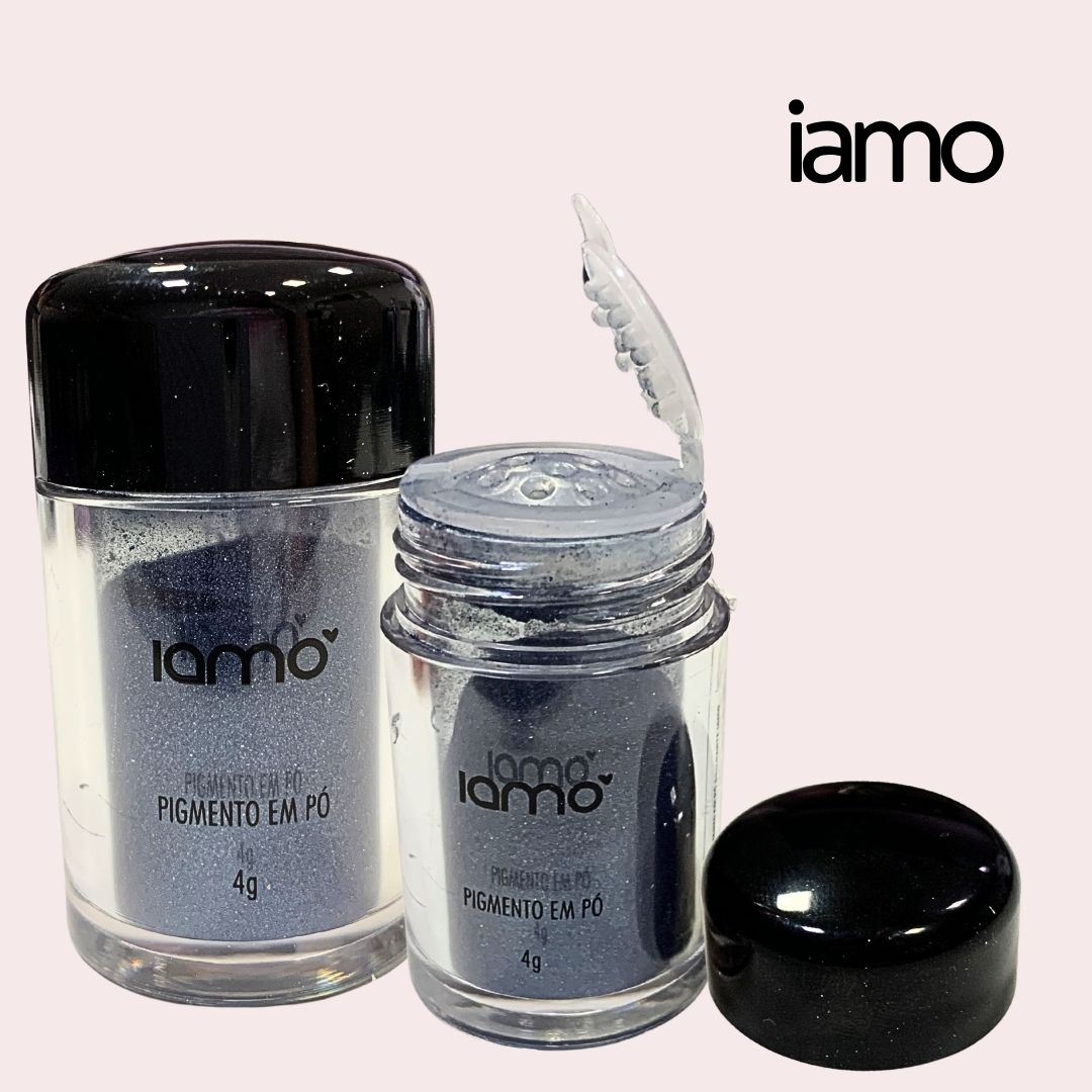 Sombra Pigmento Glitter em Pó Shine Midnight Iamo YS43443 Cor 05