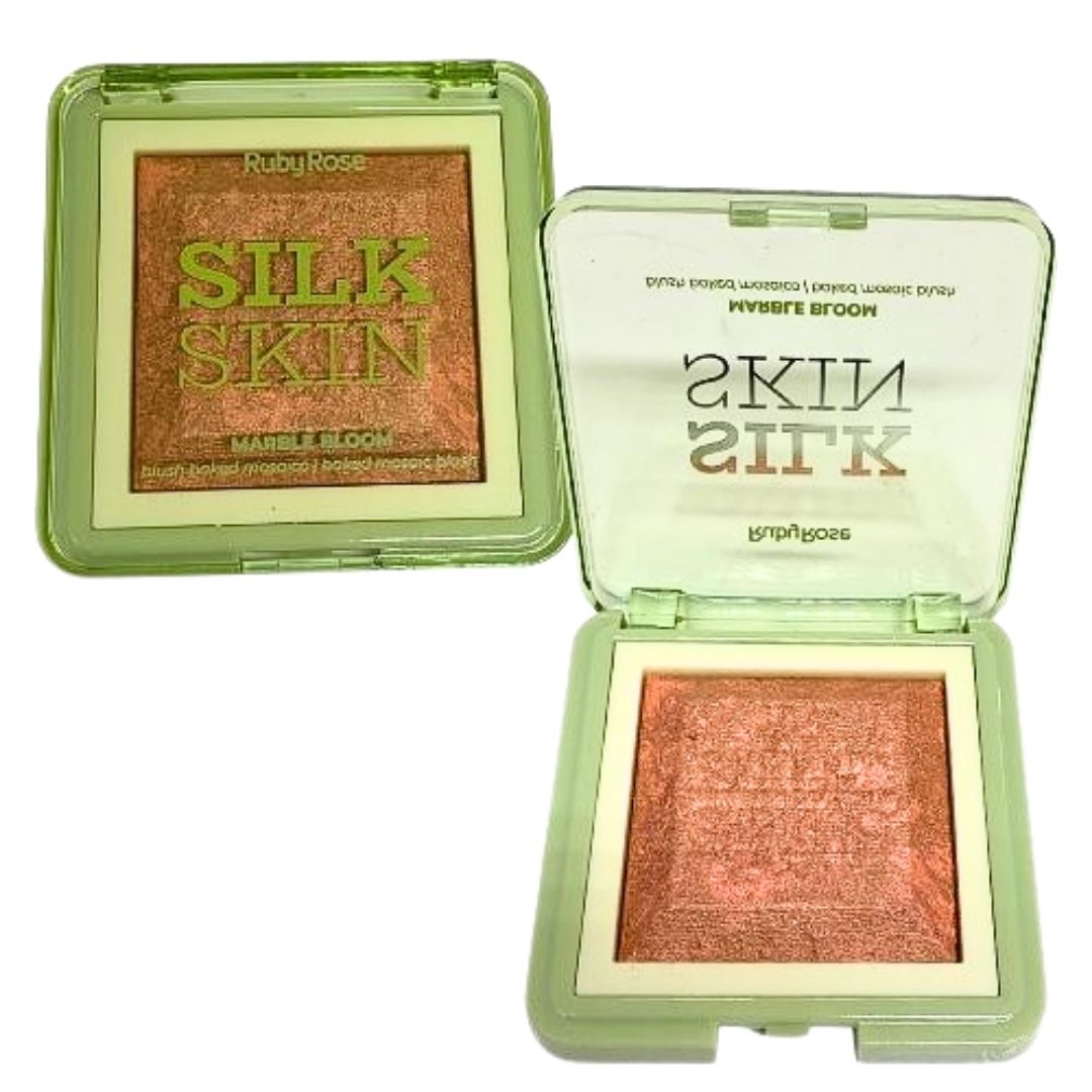 Blush Marble Bloom Mosaico Silk Skin Ruby Rose HB-F1001 Pure Honey