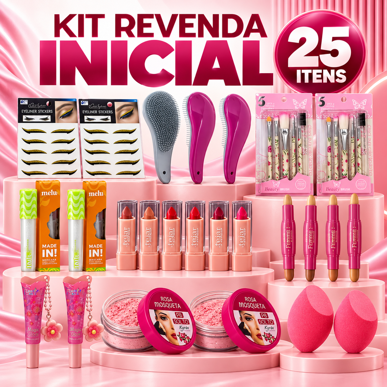 Kit Revenda Inicial - 25 Itens