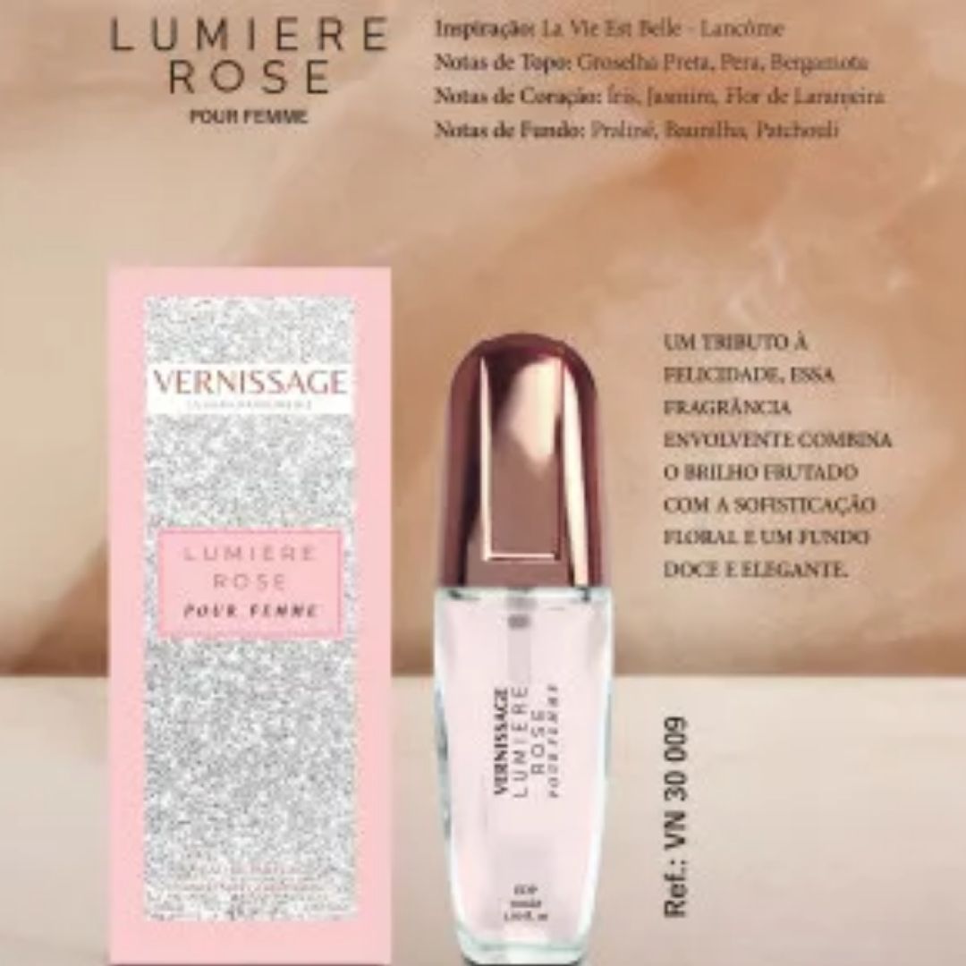Perfume Lumiere Rose Pour Femme 30ml Vernissage