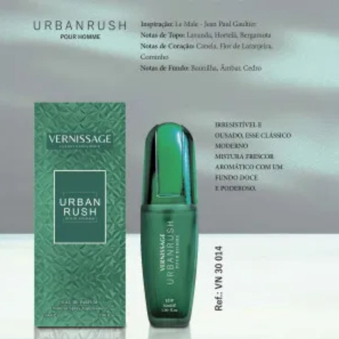 Perfume Urban Rush Pour Homme 30ml Vernissage