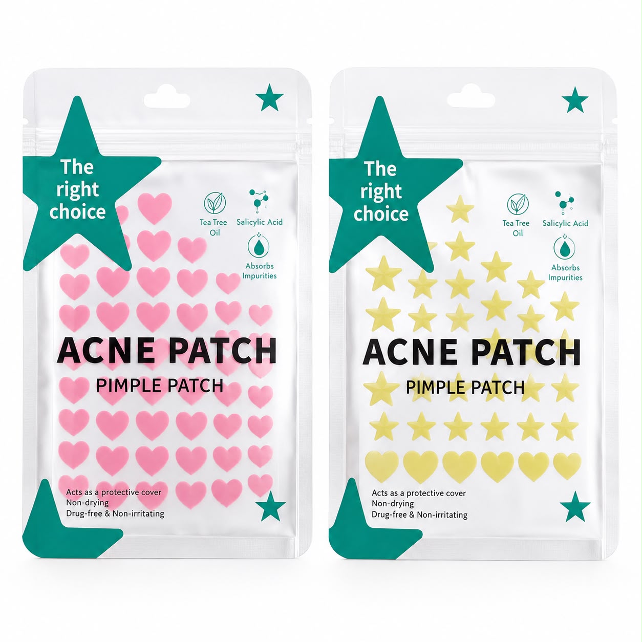 Adesivos Secante para Acne Espinhas Coloridos