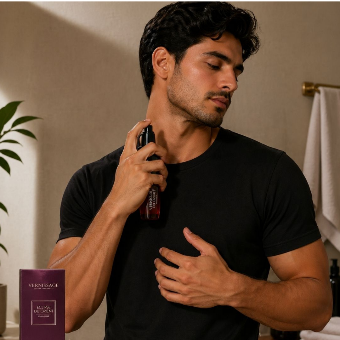 PERFUME ECLIPSE DU ORIENT POUR HOMME 30ML VERNISSAGE - KIT C/ 03 UNID