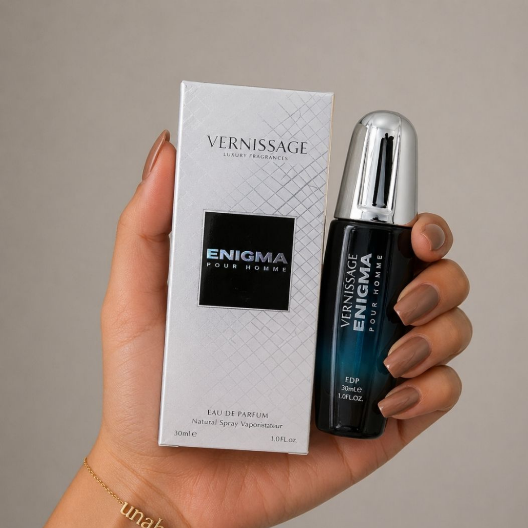PERFUME ENIGMA POUR HOMME 30ML VERNISSAGE - KIT C/ 03 UNID