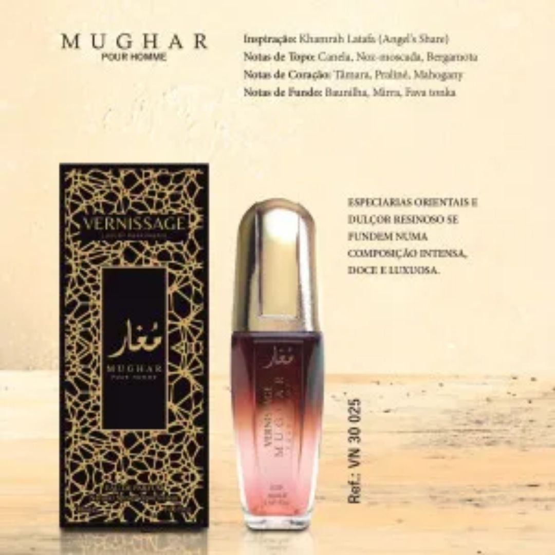 PERFUME MUGHAR POUR HOMME 30ML VERNISSAGE - KIT C/ 03 UNID