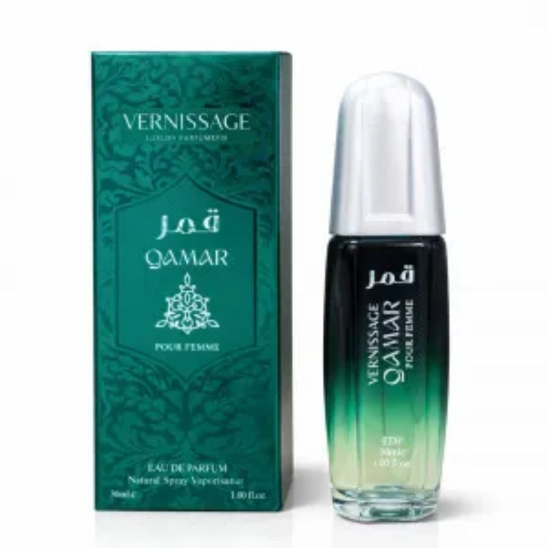 PERFUME QAMAR POUR FEMME 30ML VERNISSAGE - KIT C/ 03 UNID