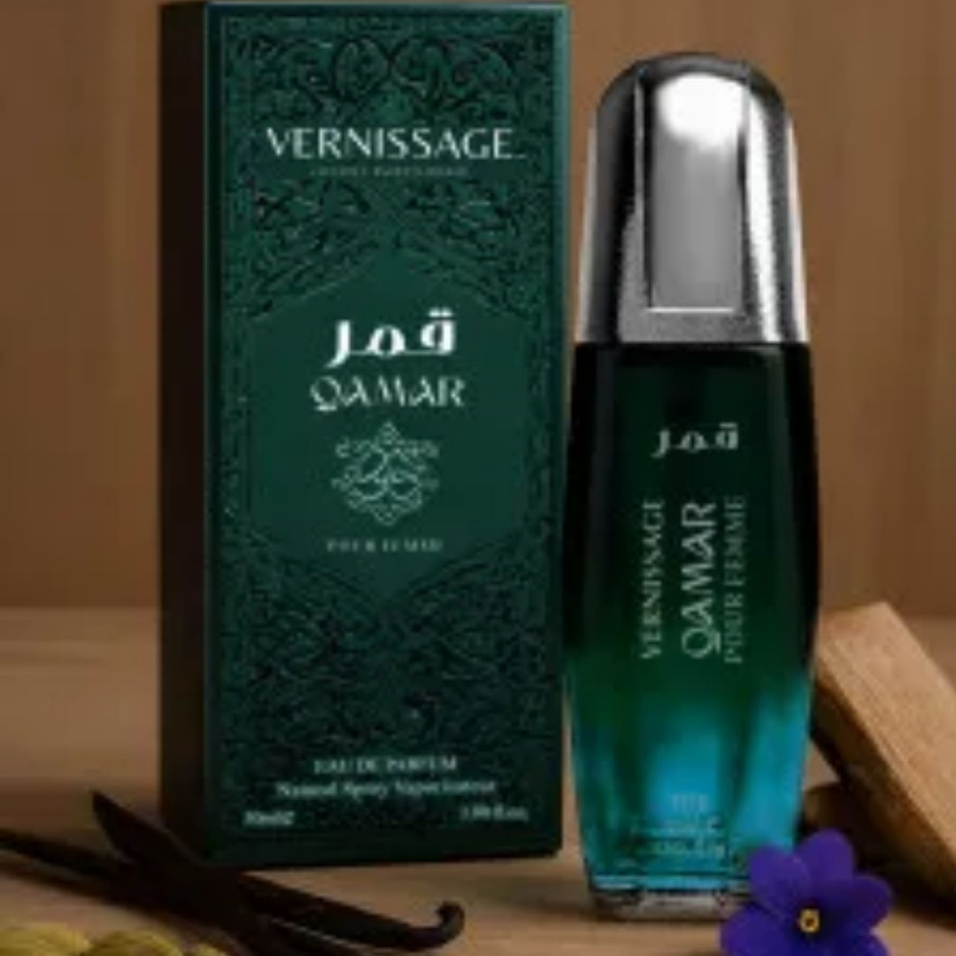 PERFUME QAMAR POUR FEMME 30ML VERNISSAGE - KIT C/ 03 UNID