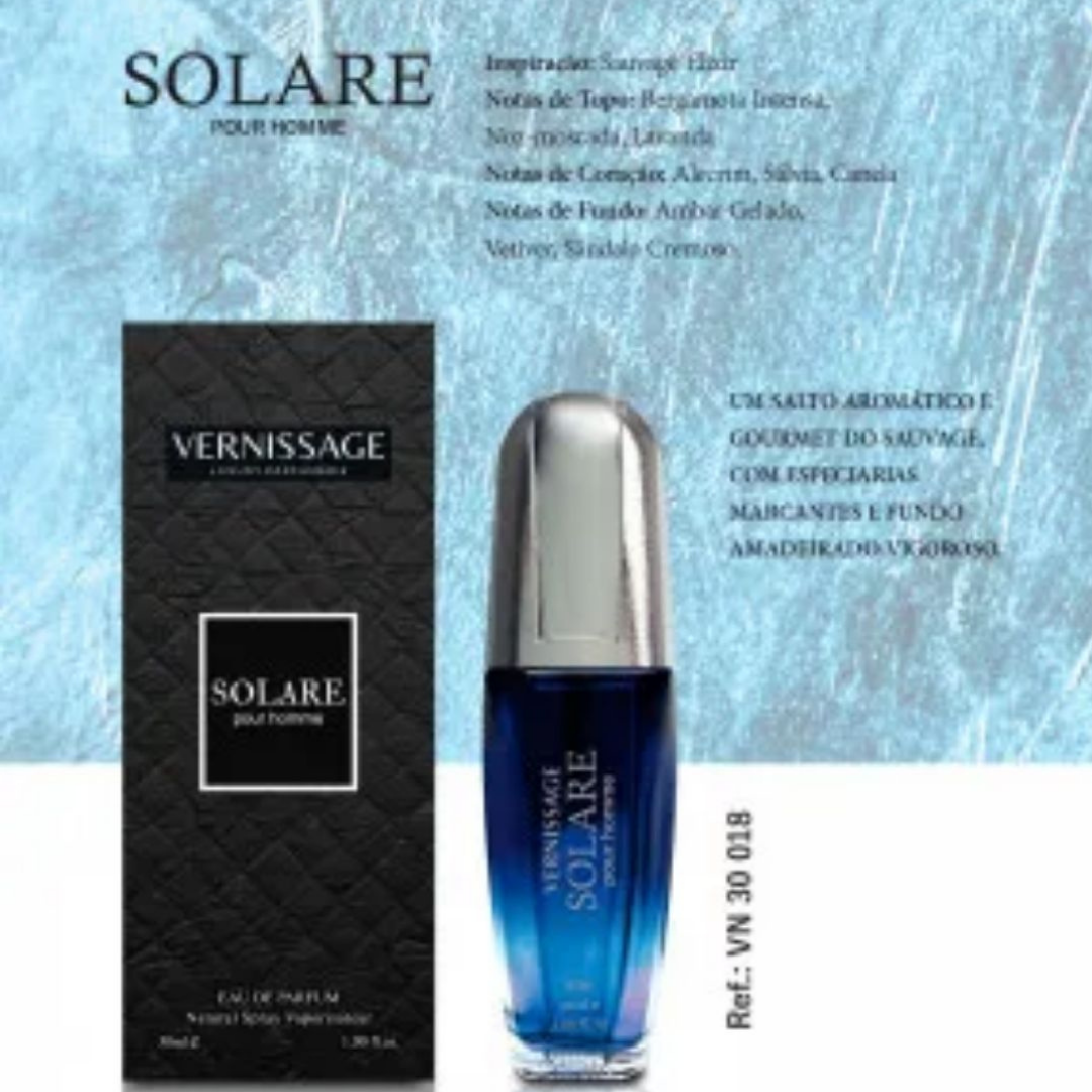 PERFUME SOLARE POUR HOMME 30ML VERNISSAGE - KIT C/ 03 UNID