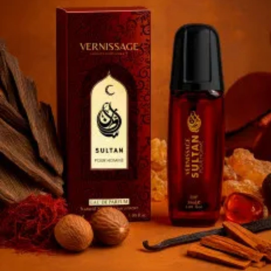 PERFUME SULTAN POUR HOMME 30ML VERNISSAGE - KIT C/ 03 UNID