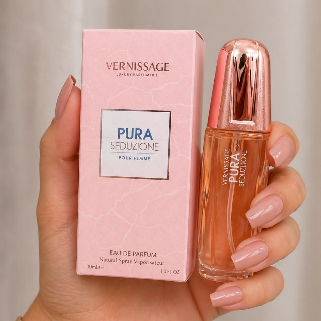 PERFUME PURA SEDUZZIONE POUR FEMME 30ML VERNISSAGE - KIT C/ 03 UNID