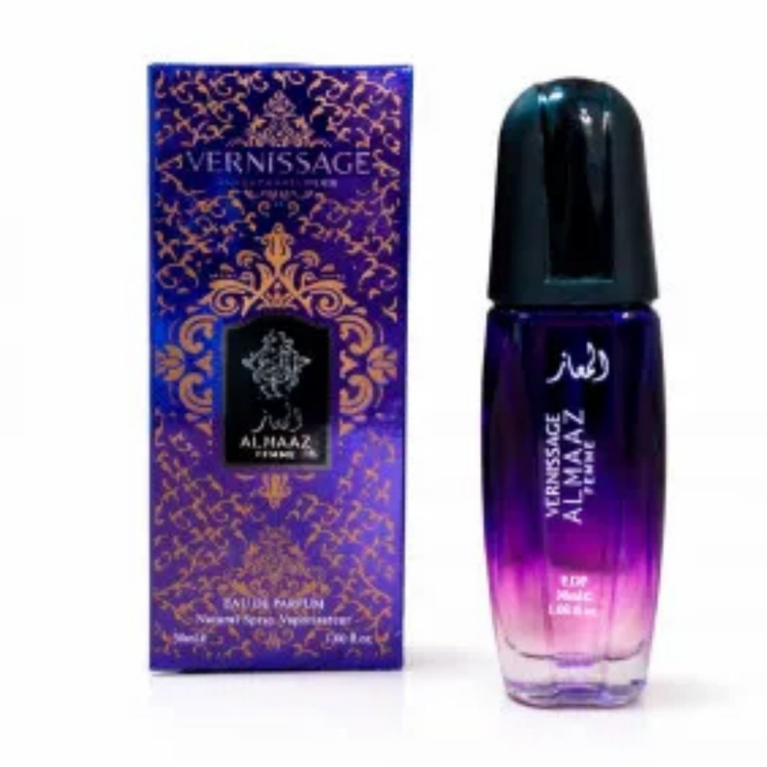 PERFUME AL MAAZ POUR FEMME 30ML VERNISSAGE - KIT C/ 03 UNID