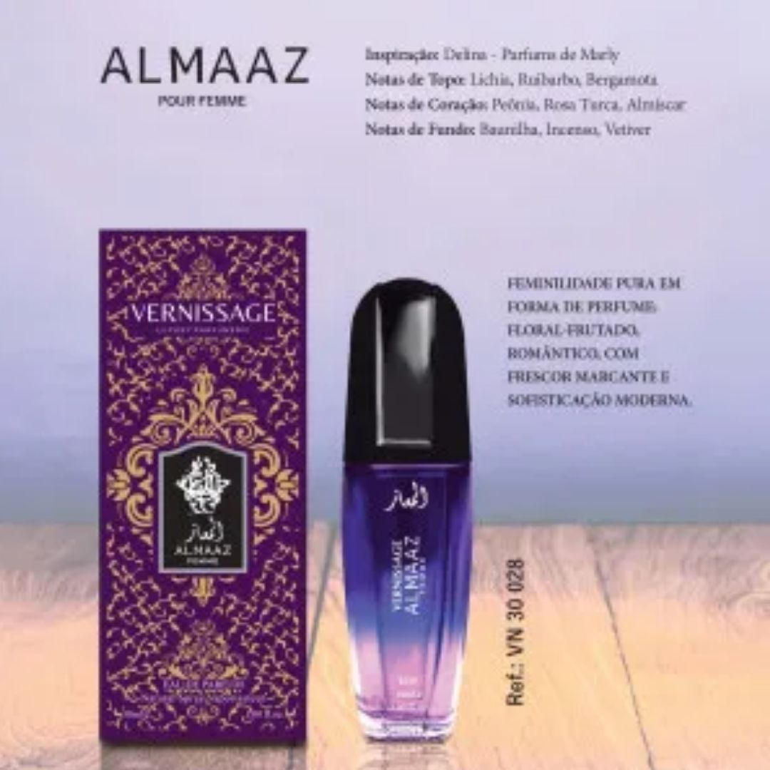 PERFUME AL MAAZ POUR FEMME 30ML VERNISSAGE - KIT C/ 03 UNID
