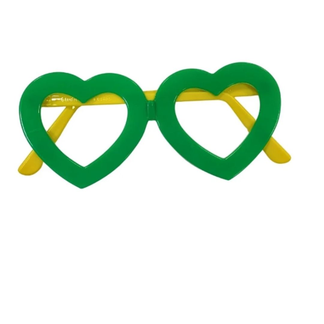 Oculos Verde E Amarelo Copa - Kit C/ 06 Unid