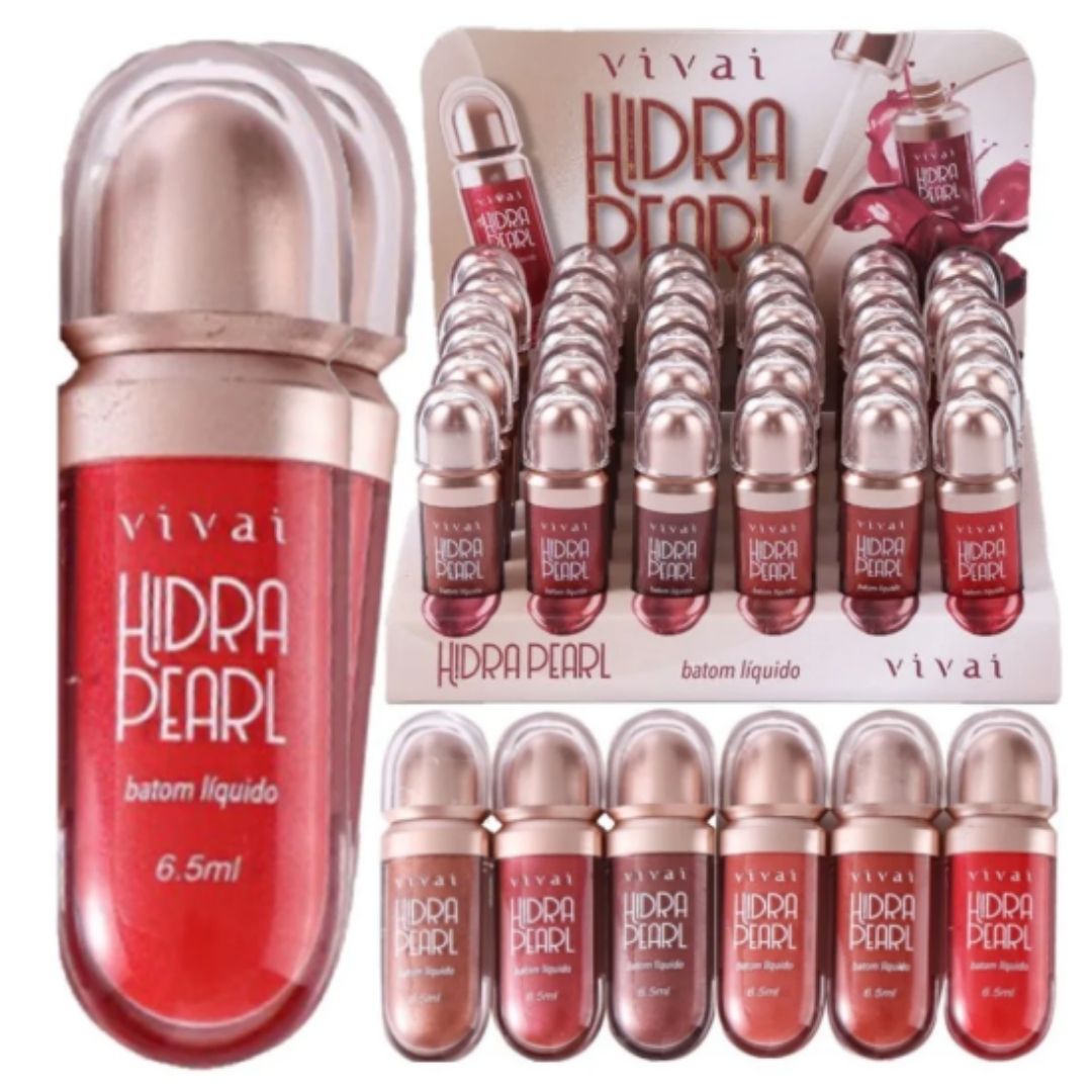 Batom Líquido Hidra Pearl Vivai 3199.1.1 - Box c/ 36unid