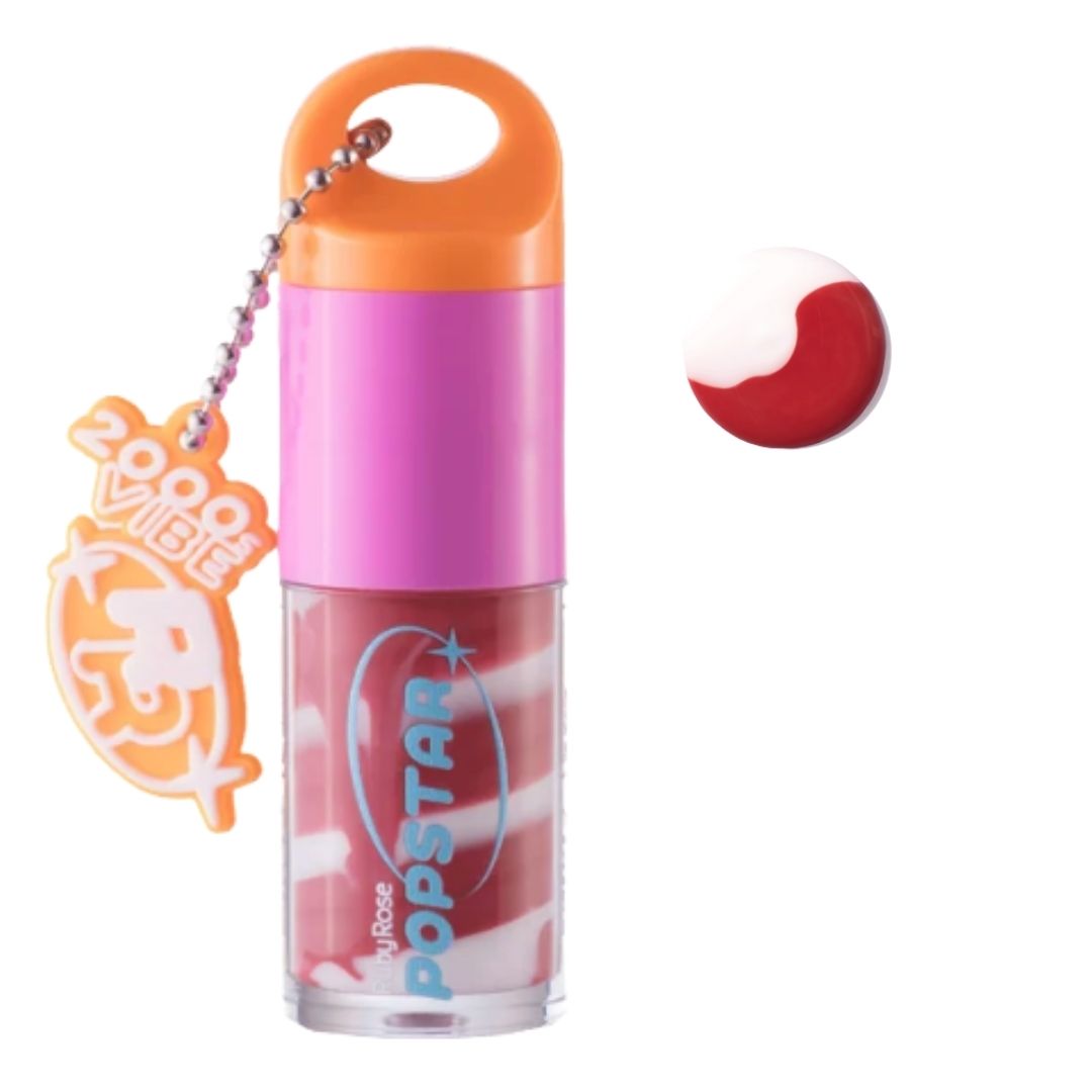GLOSS LABIAL PARTY TIME POPSTAR G2 RUBY ROSE HB-L6406-6 ONE MORE TIME