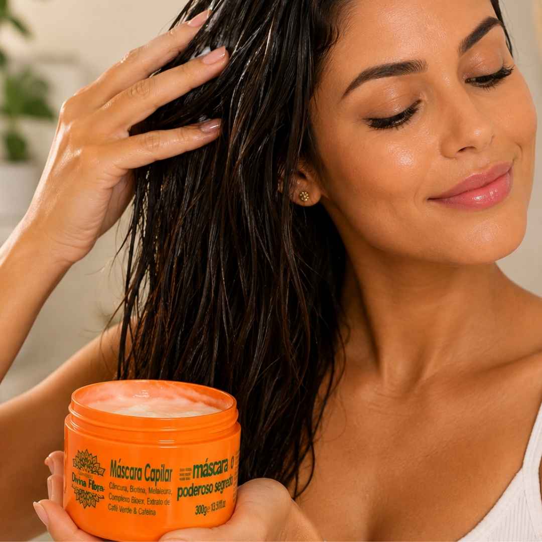 Máscara Capilar Poderoso Segredo Divina Flora 300g - Kit c/ 03 unid