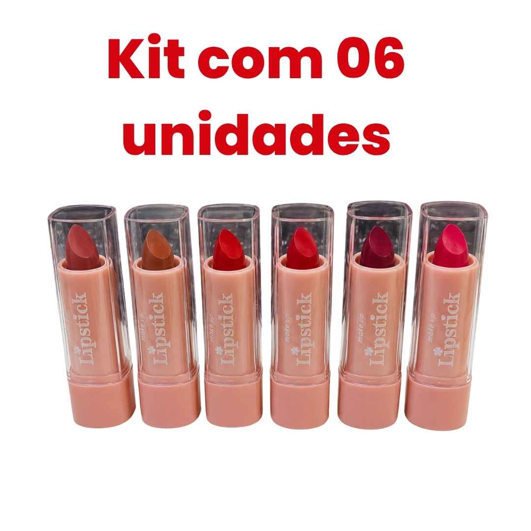 Batom Lip Stick Tejar Makeup 231 Kit c/ 06unid