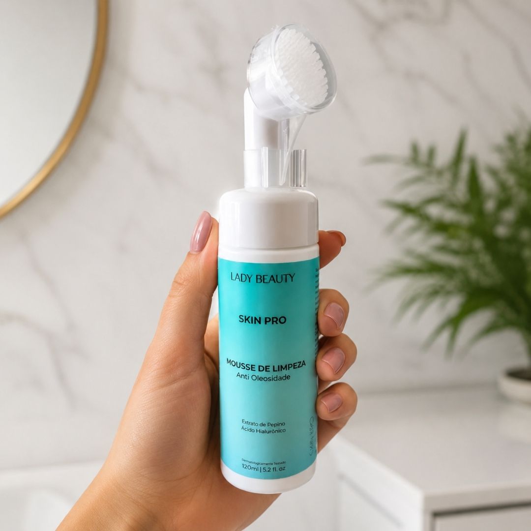 Mousse De Limpeza Anti-Oleosidade Lady Beauty Pro33