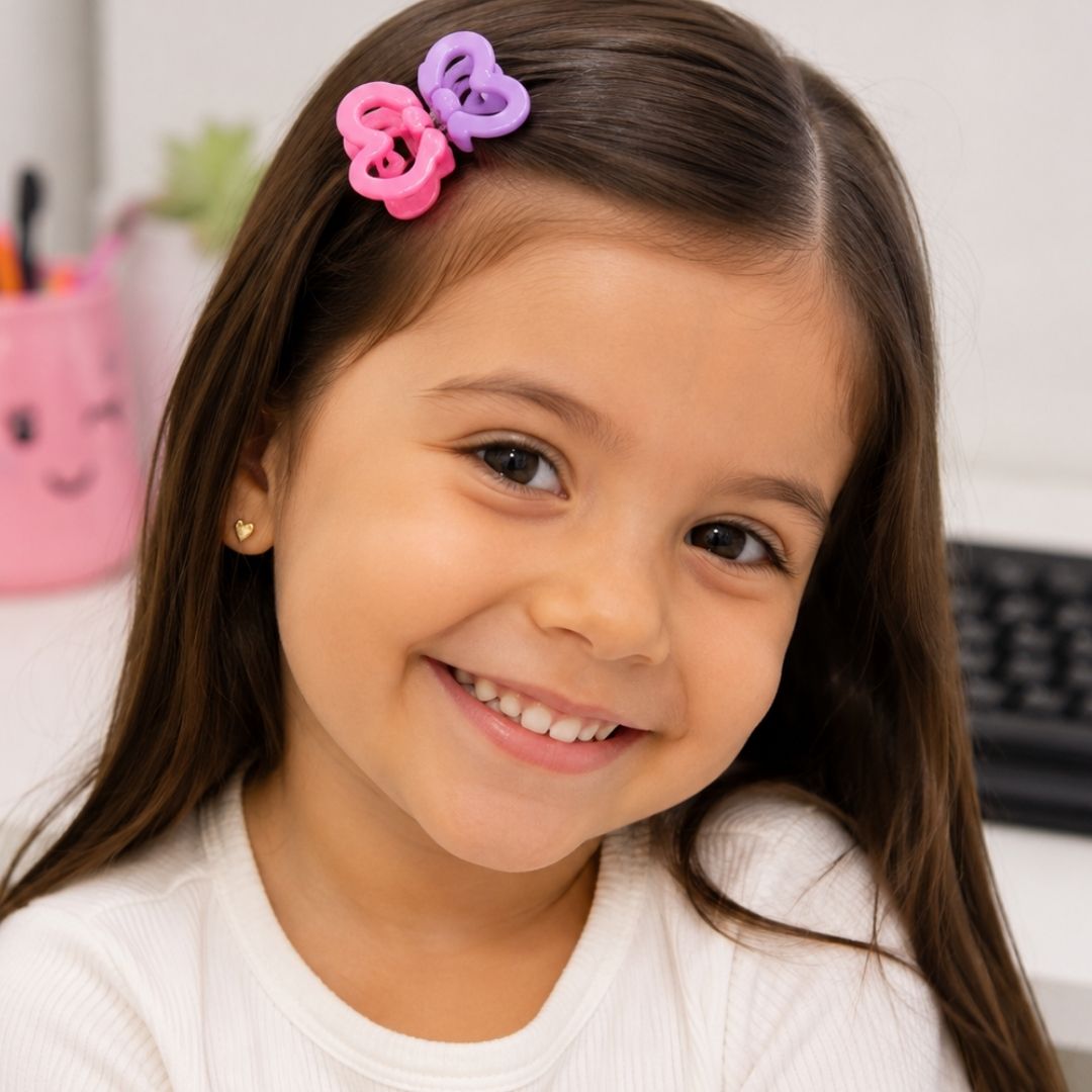 Kit Infantil de 03 Mini Presilhas Pcte c/ 10unid