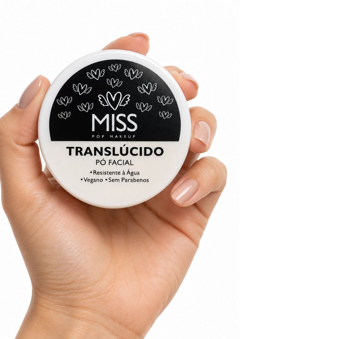 Pó Facil Translúcido Miss Pop Makeup - Box c/ 12unid