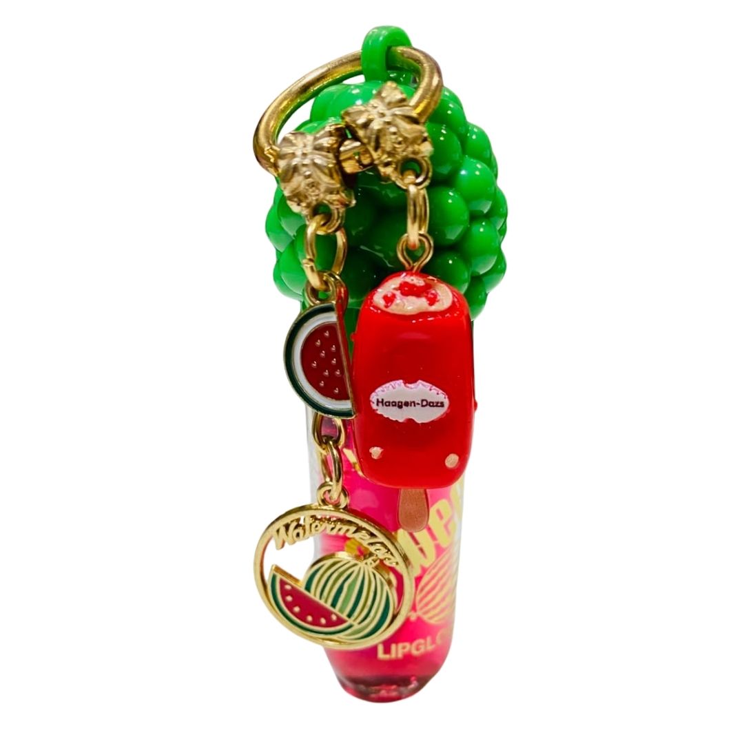 Lip Gloss Chaveirinho Melancia Jsiu JSL-062 - Box c/ 24 unid