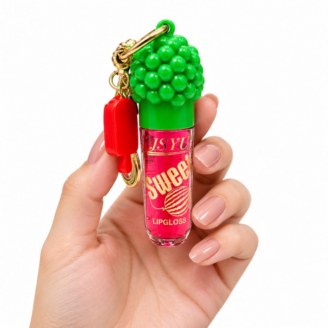 Lip Gloss Chaveirinho Melancia Jsiu JSL-062 - Box c/ 24 unid