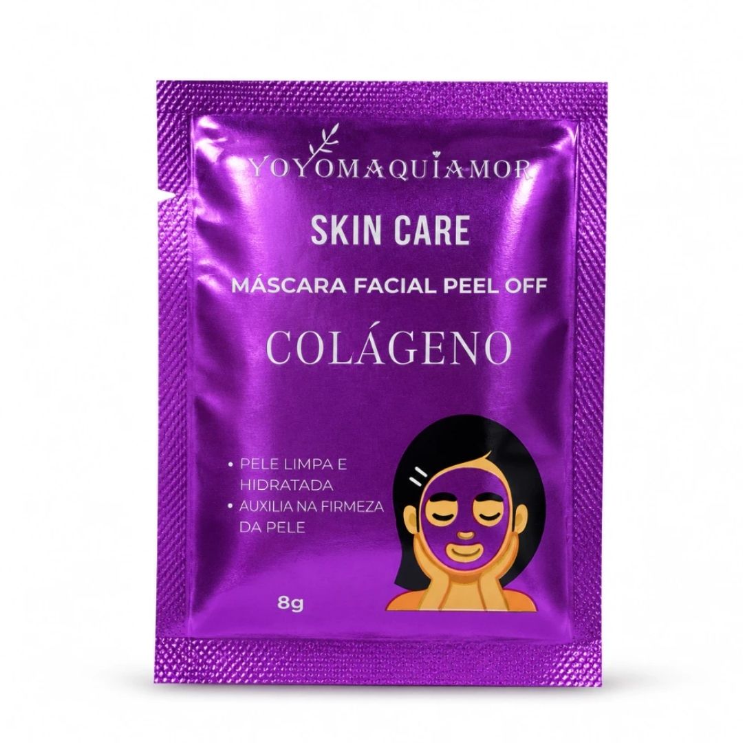 Máscara Facial Sachê Pell OFF Colágeno Yoyo maquiamor