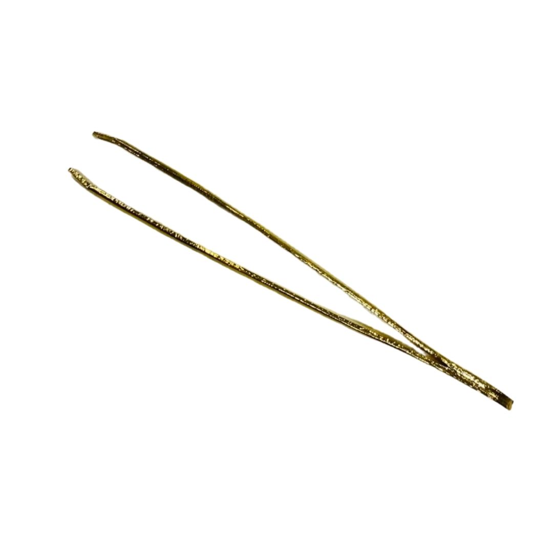 Pinça Chanfrada Dourada para Sobrancelhas MQ-850 - Box c/ 12unid