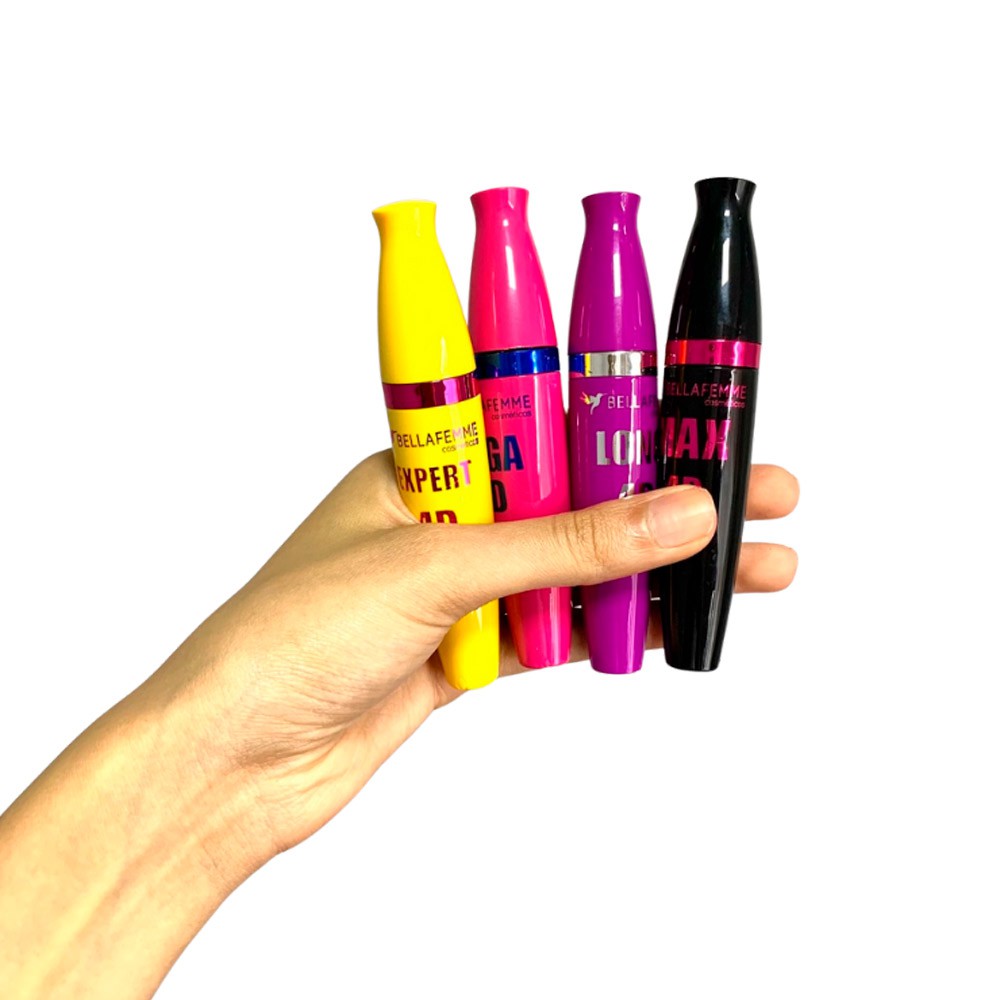 Rímel Máscara para Cílios 4D Bella Femme BF10009A - Box c/ 12 unid