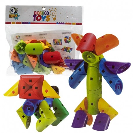 Blocos De Montar Didático Educativo Montessoriano